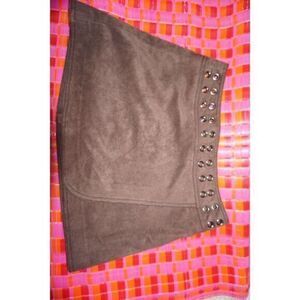 Bcbg suede skirt
